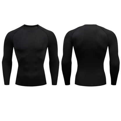 Heren Compressie Sportshirt Droog Fit