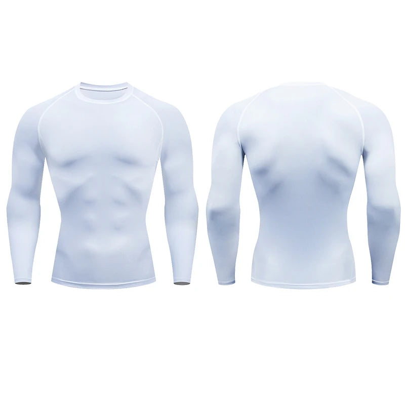 Heren Compressie Sportshirt Droog Fit