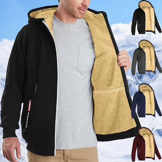 Winddichte Sherpa Hoodie voor Heren