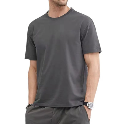 Heren Zomer T-Shirt Katoen Basics